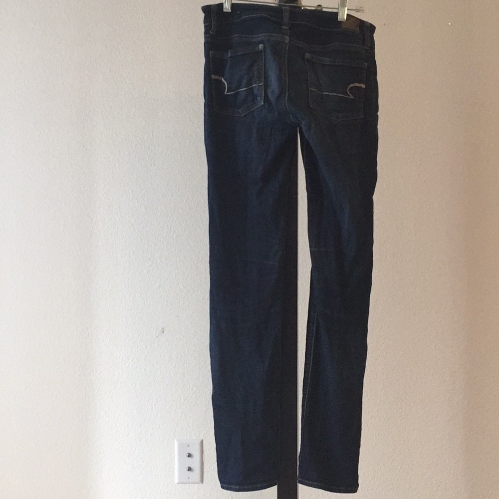 American Eagle Straight Leg Dark Wash Jeans